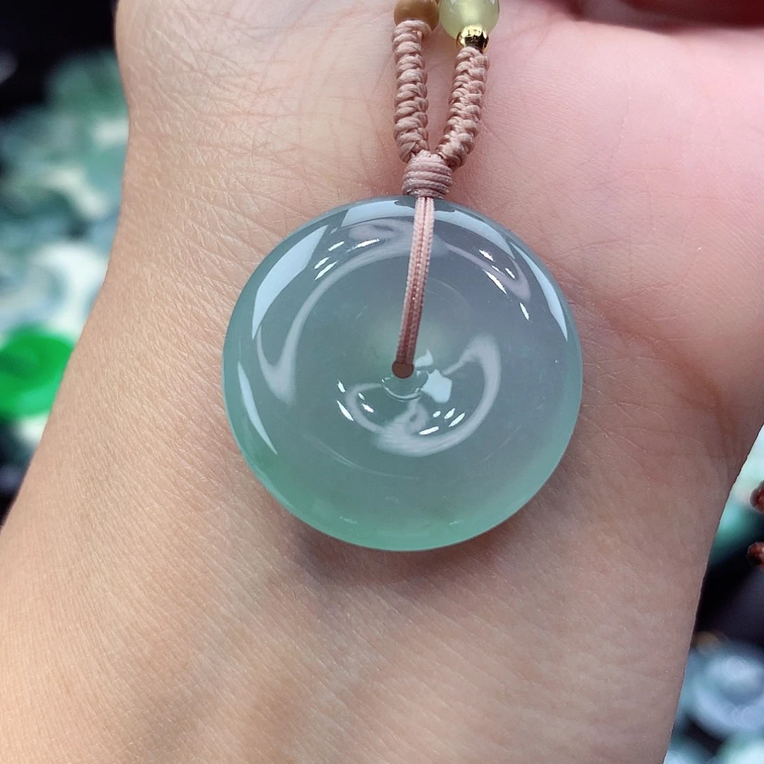 颈饰未镶嵌翡翠编号28尺寸24.4-5.5