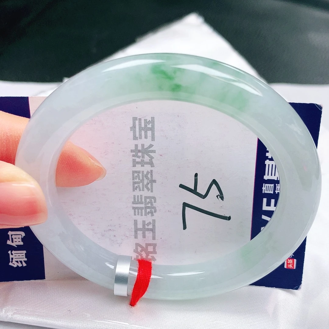 翡翠未镶嵌手镯缅甸天然a货翡翠手镯