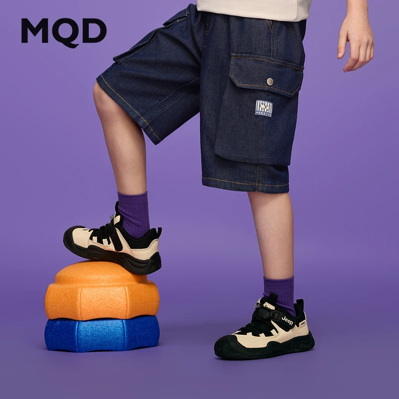 【商场同款】MQD男童夏季中大童潮酷休闲亲肤舒适牛仔裤9652W1404
