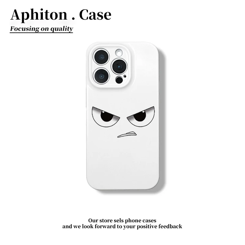 GGBond简约凶凶表情适用苹果16P菲林手机壳华为p70vivo小米15oppo