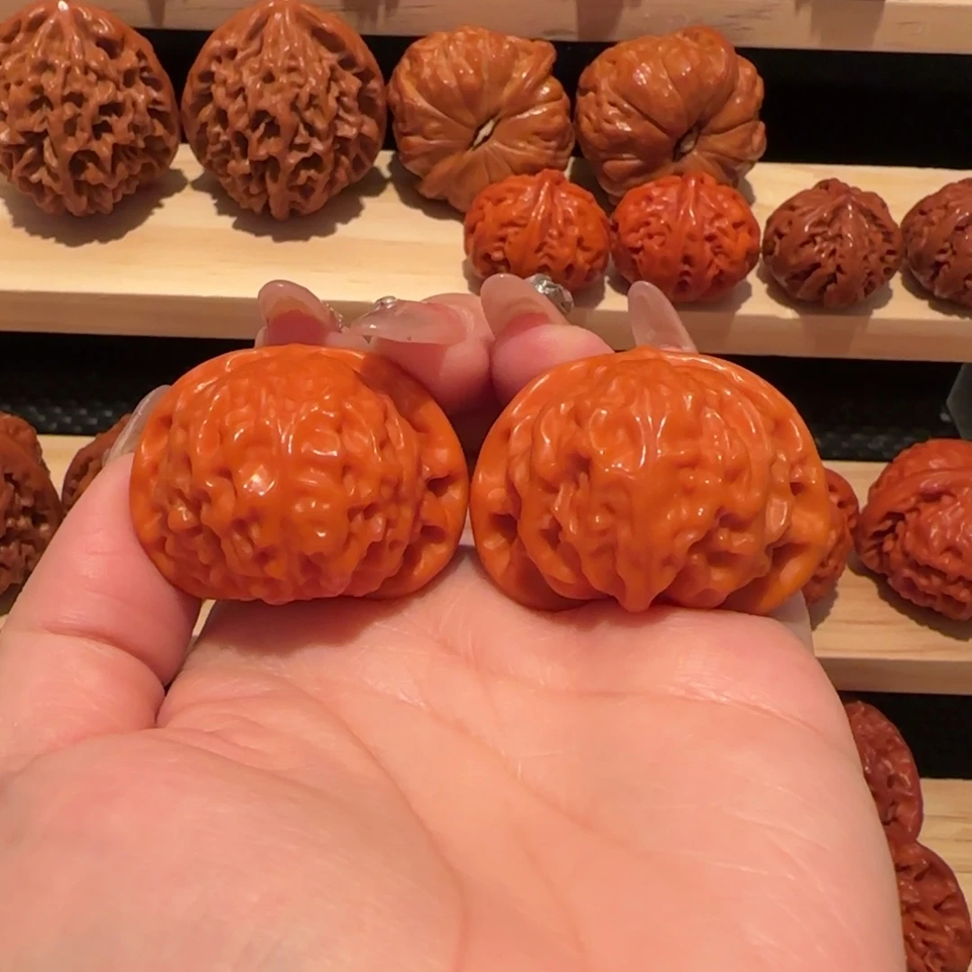 吊坠文玩核桃玉化宫灯39精品2682