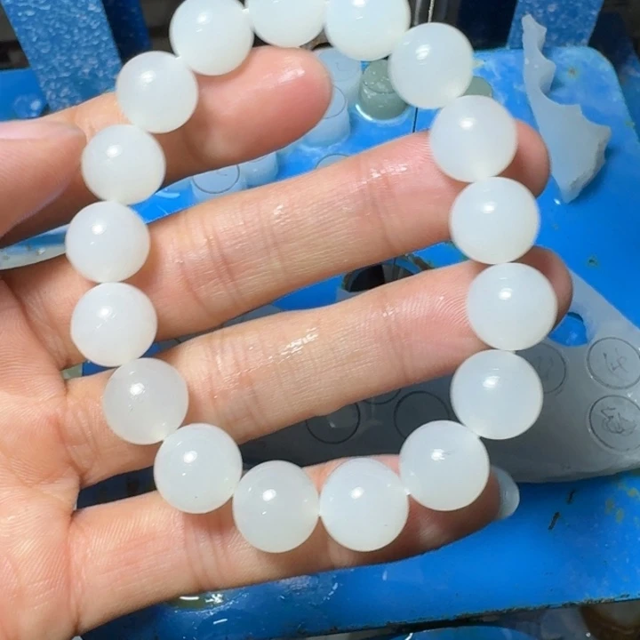 和田玉未镶嵌手链卡12