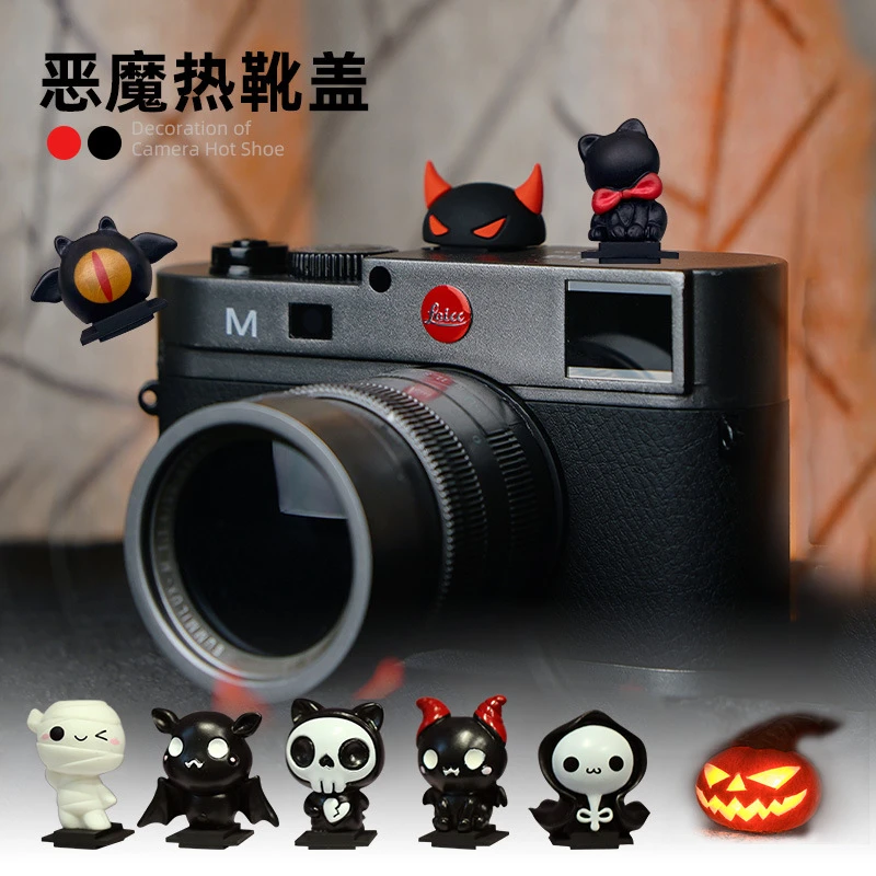小恶魔角相机热靴保护盖卡通适用富士莱卡佳能尼康单反微单