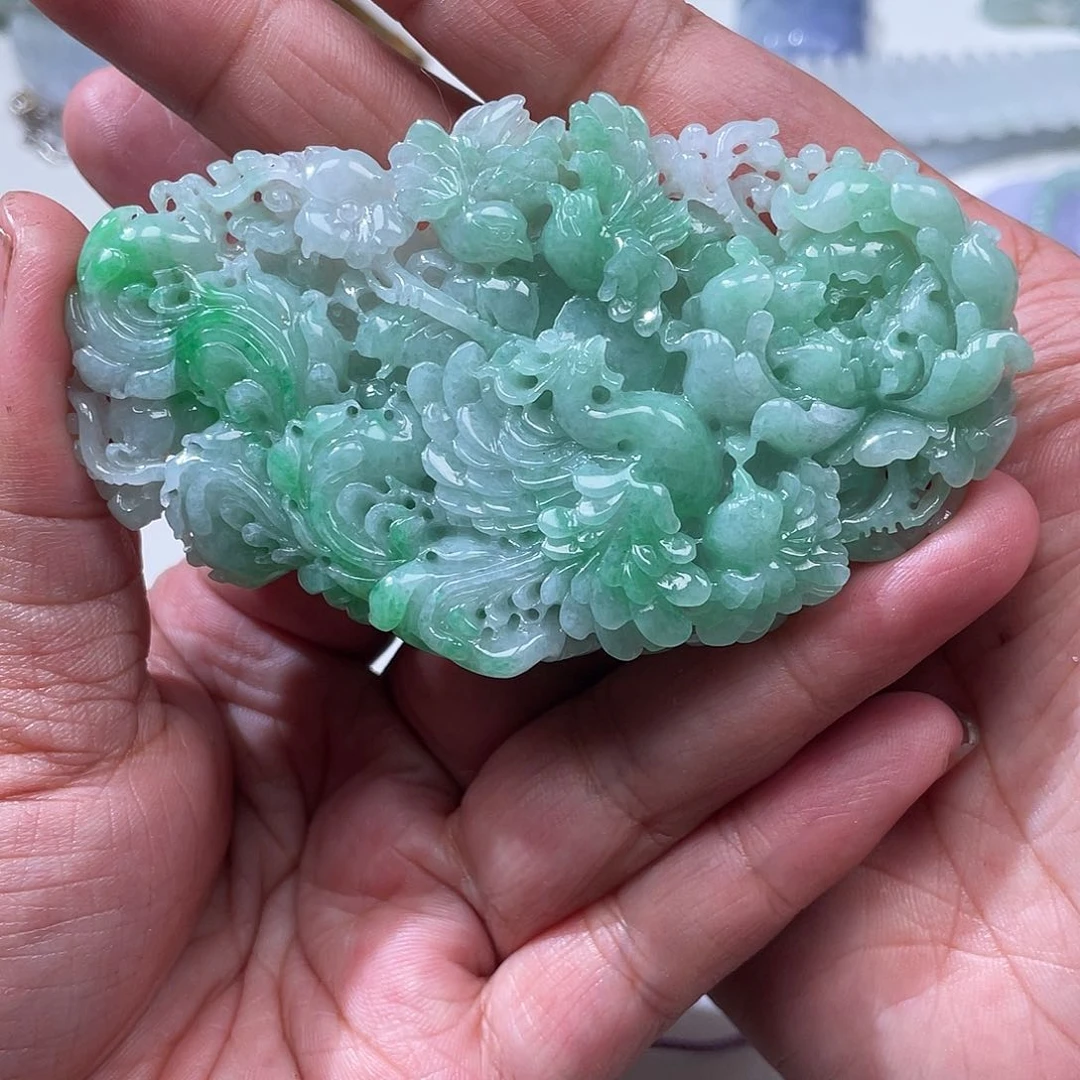 颈饰未镶嵌翡翠翡玉缘翡翠