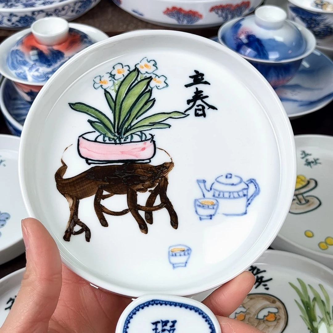 手绘高温瓷器瓷器