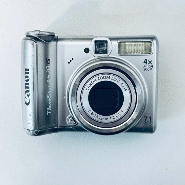 8新 Canon/佳能 a570特价710w像素出片冷白奶油五号电池自备