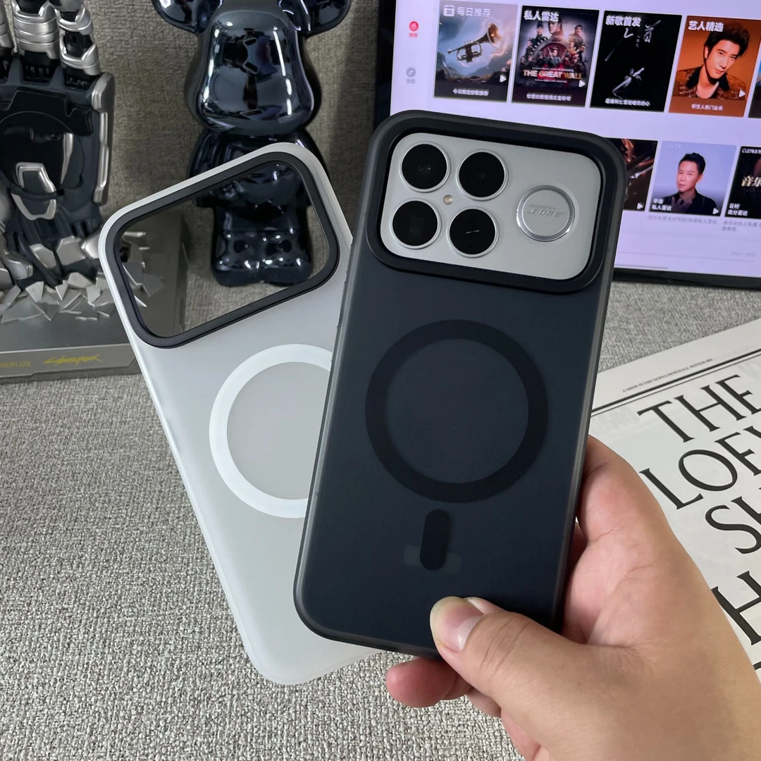 适用红米k90手机壳气囊防摔软边磨砂肤感磁吸redmi90promax保护套