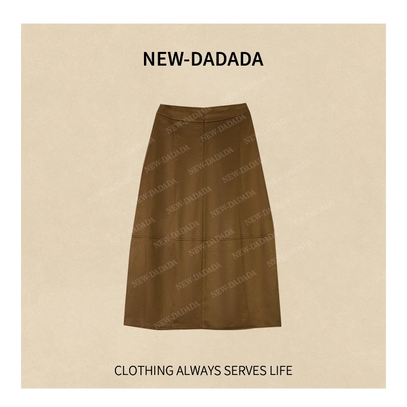利达 NEW DADADA百搭复古时尚气质休闲设计感显瘦半身裙CEM1151