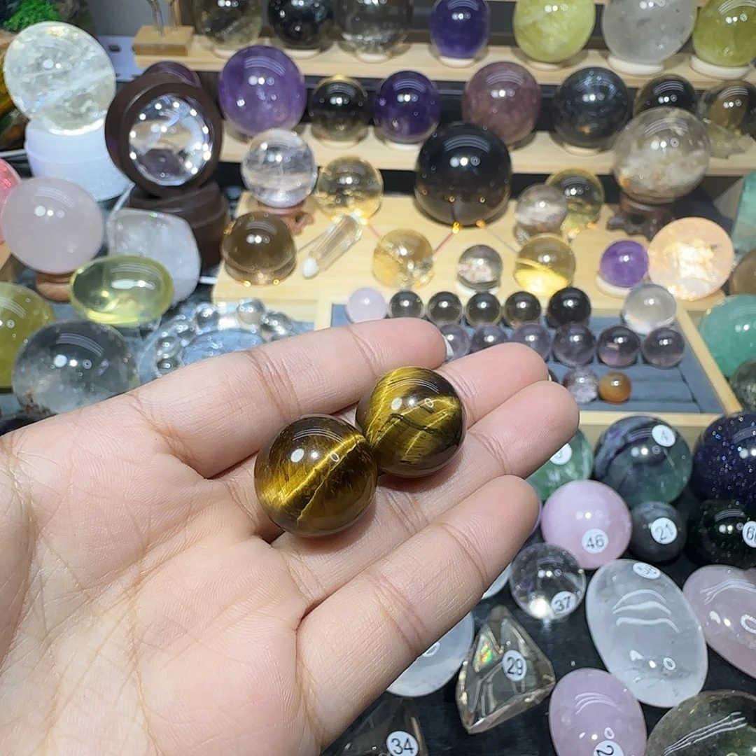 珠宝半成品未镶嵌水晶虎眼