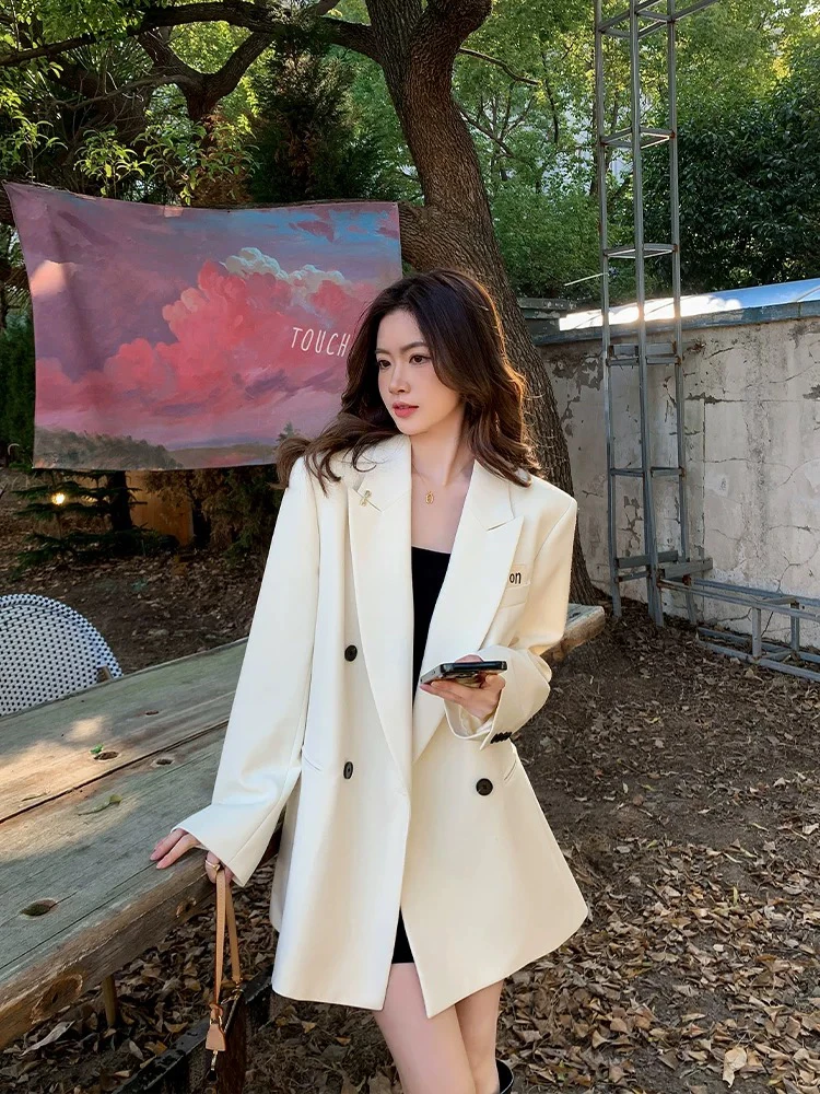 气质宽松西装外套女款韩版时尚百搭休闲御姐风