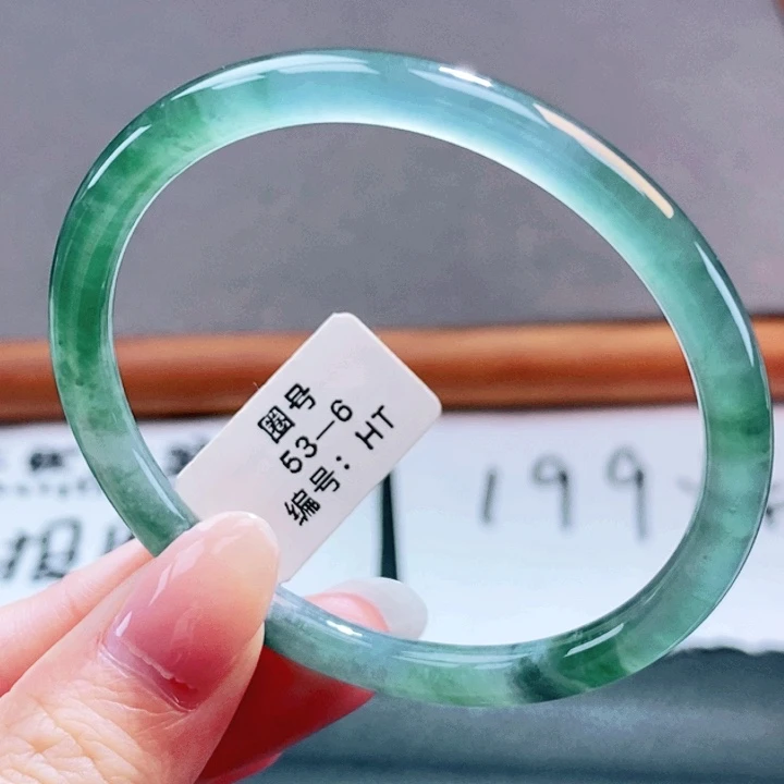 翡翠未镶嵌手镯翡翠手镯55