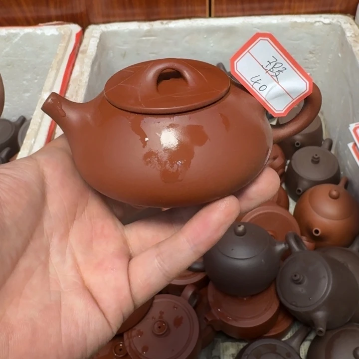 紫砂茶壶宜兴紫砂微瑕40