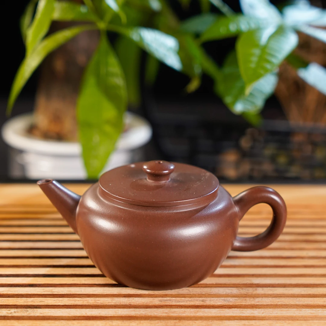 GS33-007   蒋丽  宜兴手工紫砂   平盖水平
