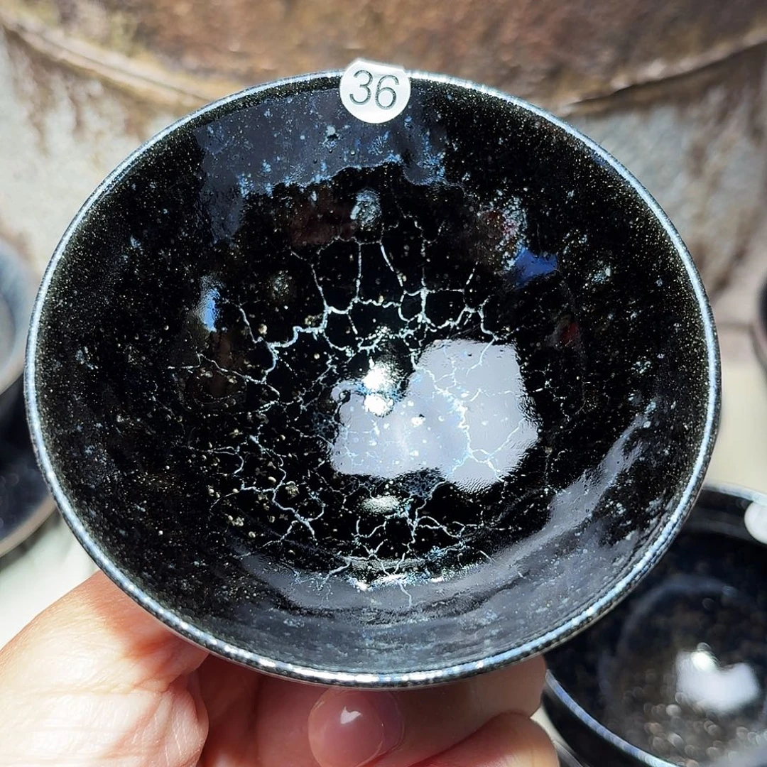 茶盏义兴龙窑建盏36微瑕