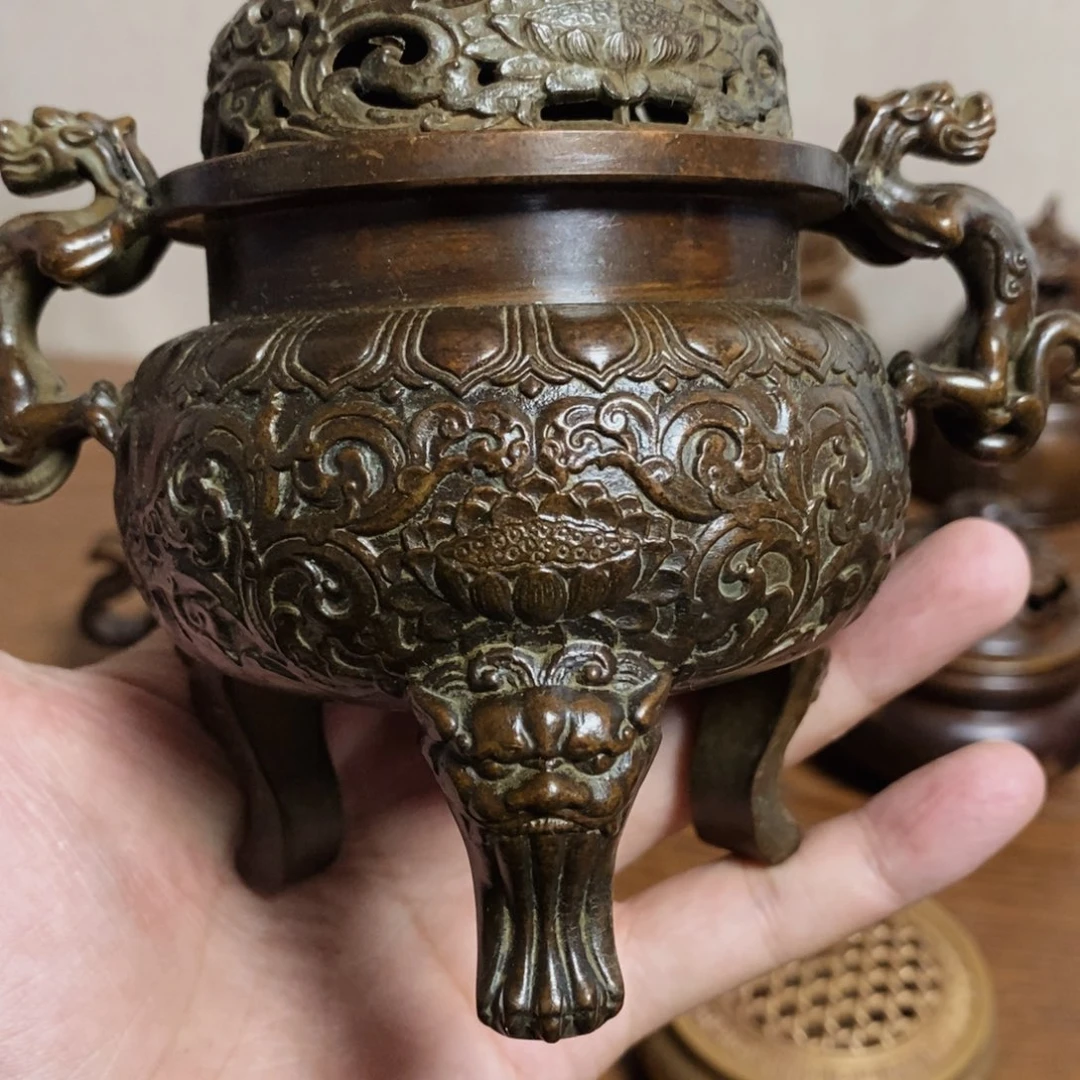 铜盛世铜炉铜器香炉工艺品