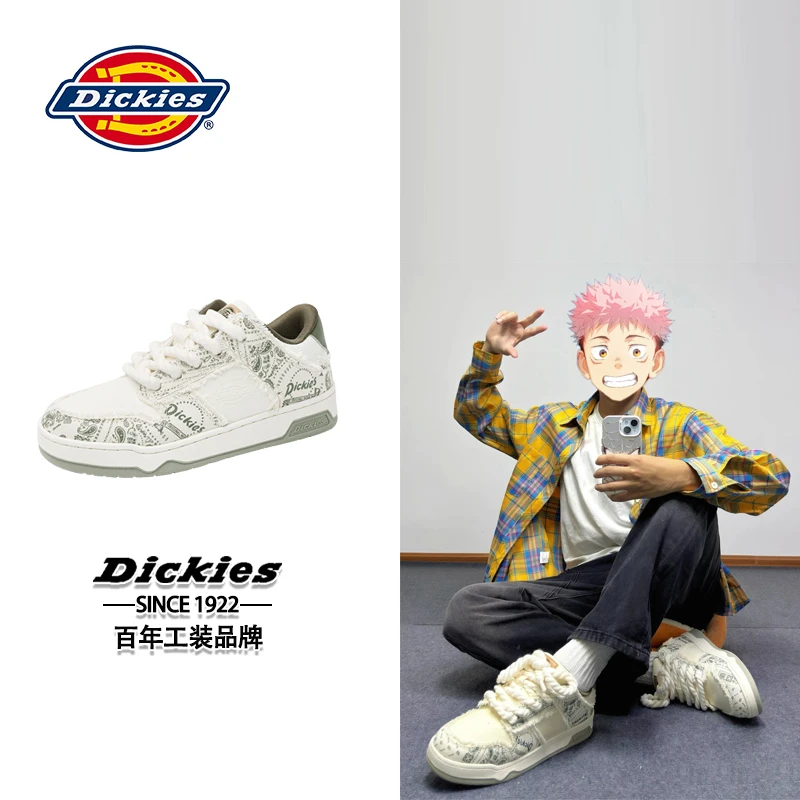 Dickies秋季休闲板鞋厚底帆布鞋低跟时尚运动鞋板鞋低帮潮鞋