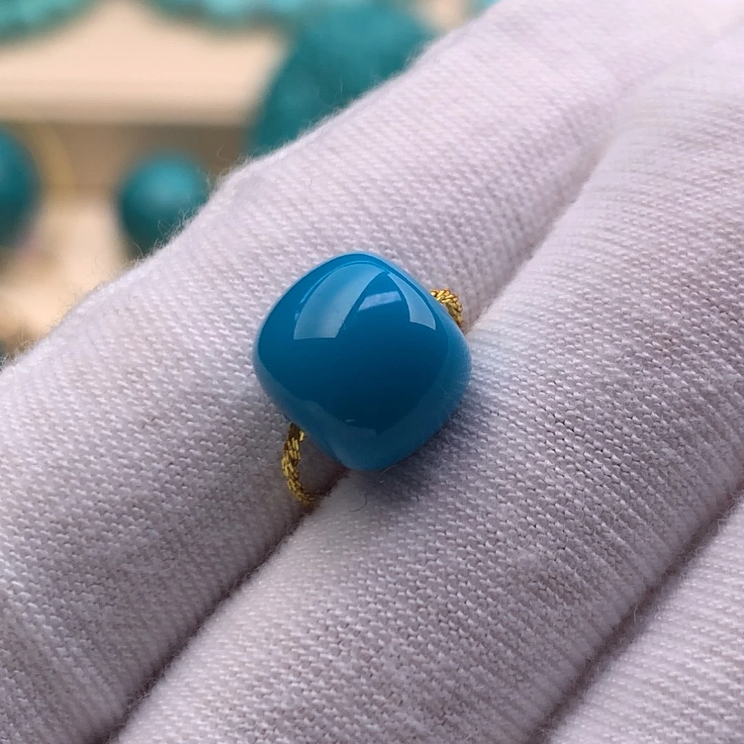 绿松石未镶嵌珠宝奇石9.5尺寸