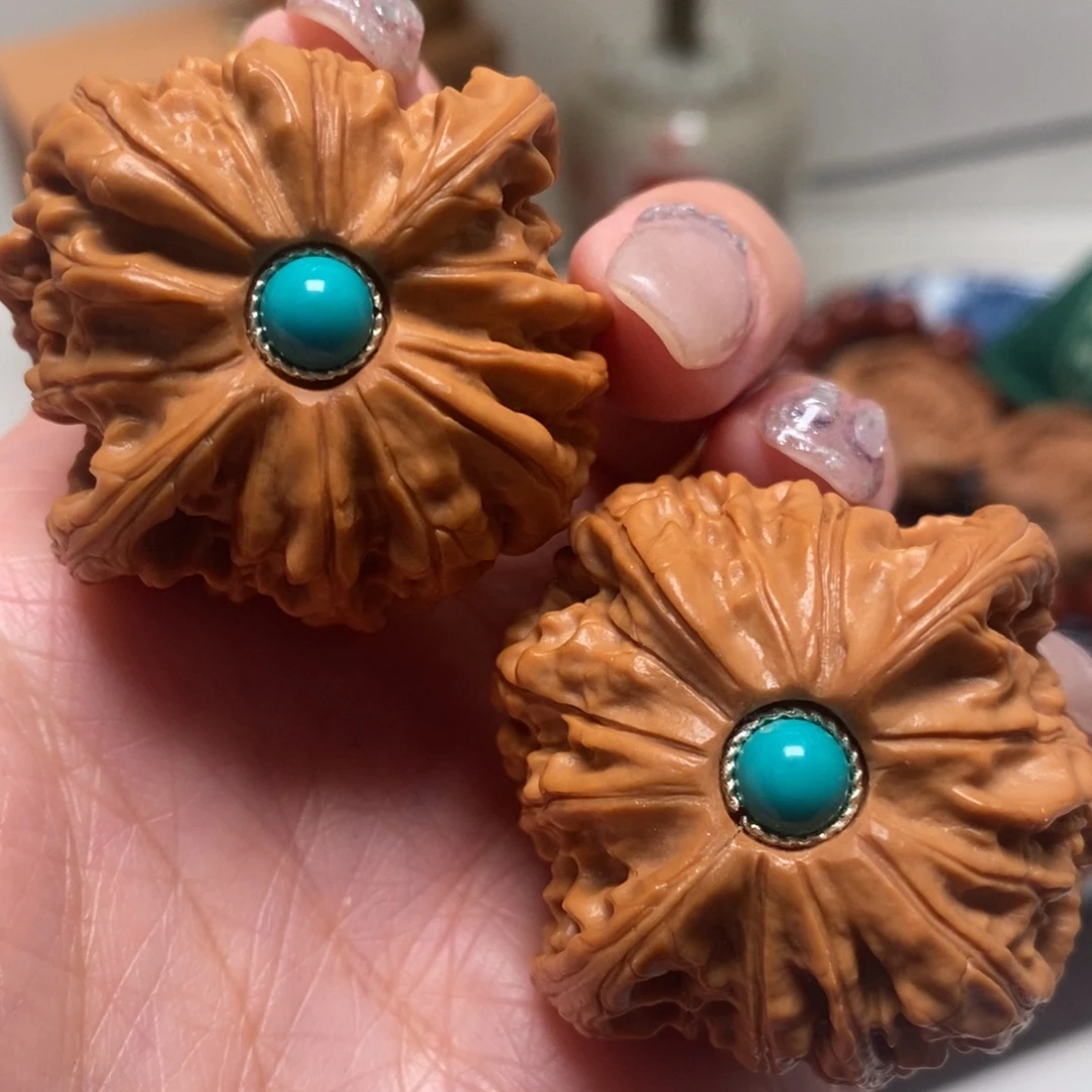 文玩核桃把件41尺寸全品磨盘