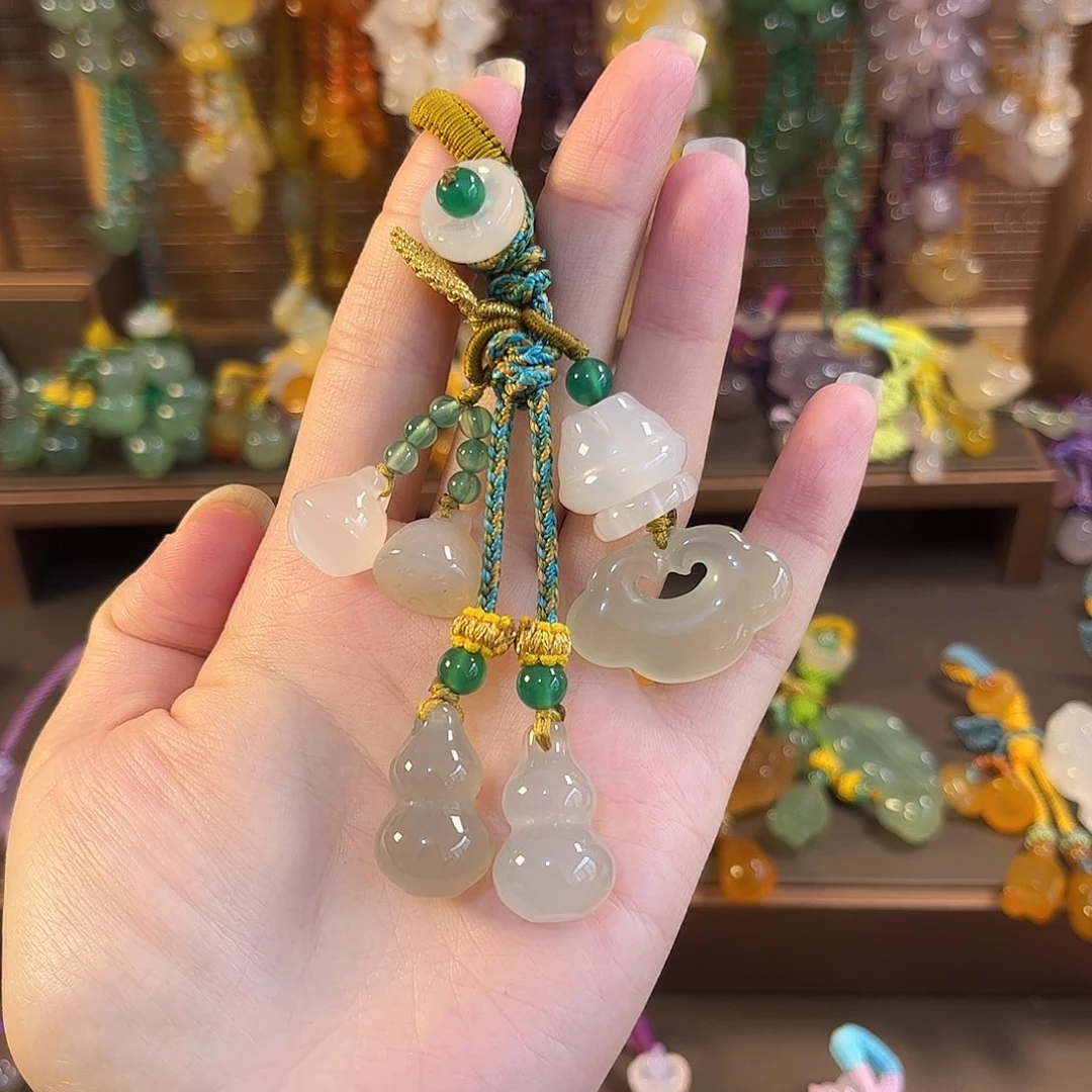 玛瑙/玉髓未镶嵌车挂