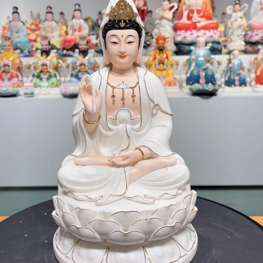 【闪购商品】摆件瓷摆件观音12吋