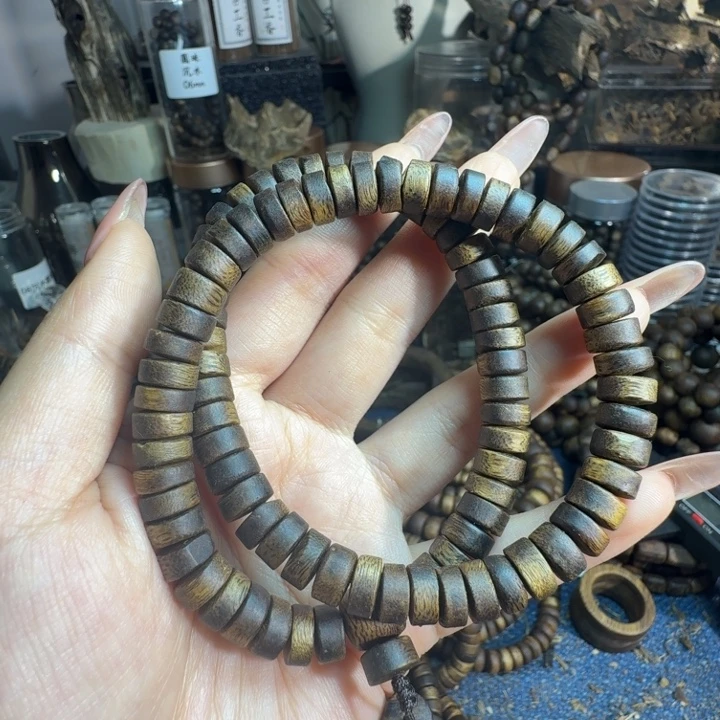 沉香碎屑沉香千里香虫漏片片08双圈