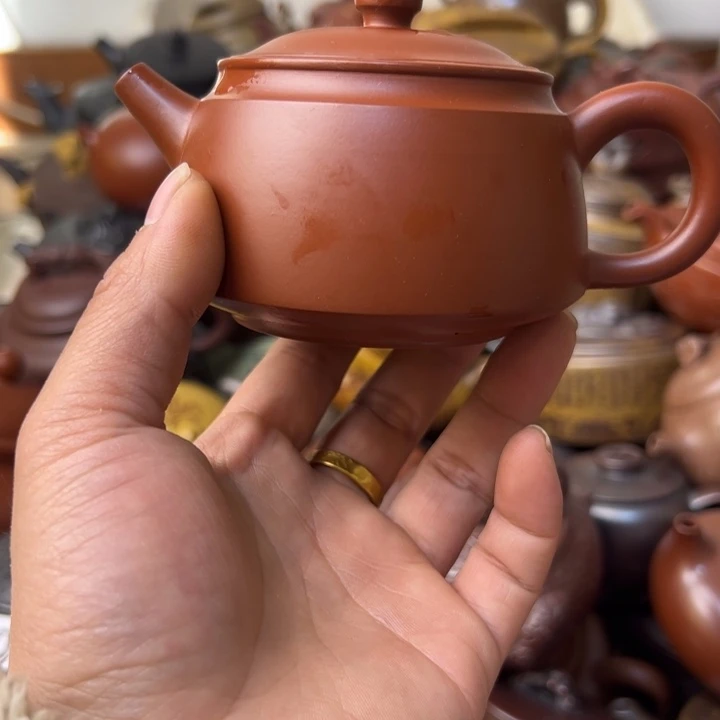 紫砂茶壶紫砂壶壶身跳砂球孔开裂