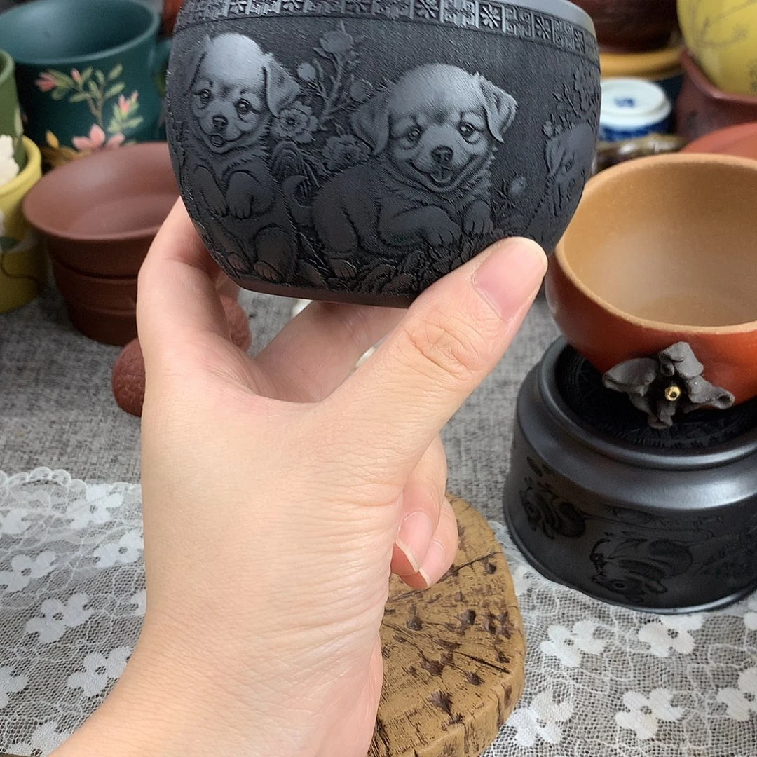 茶杯紫砂高端主人杯