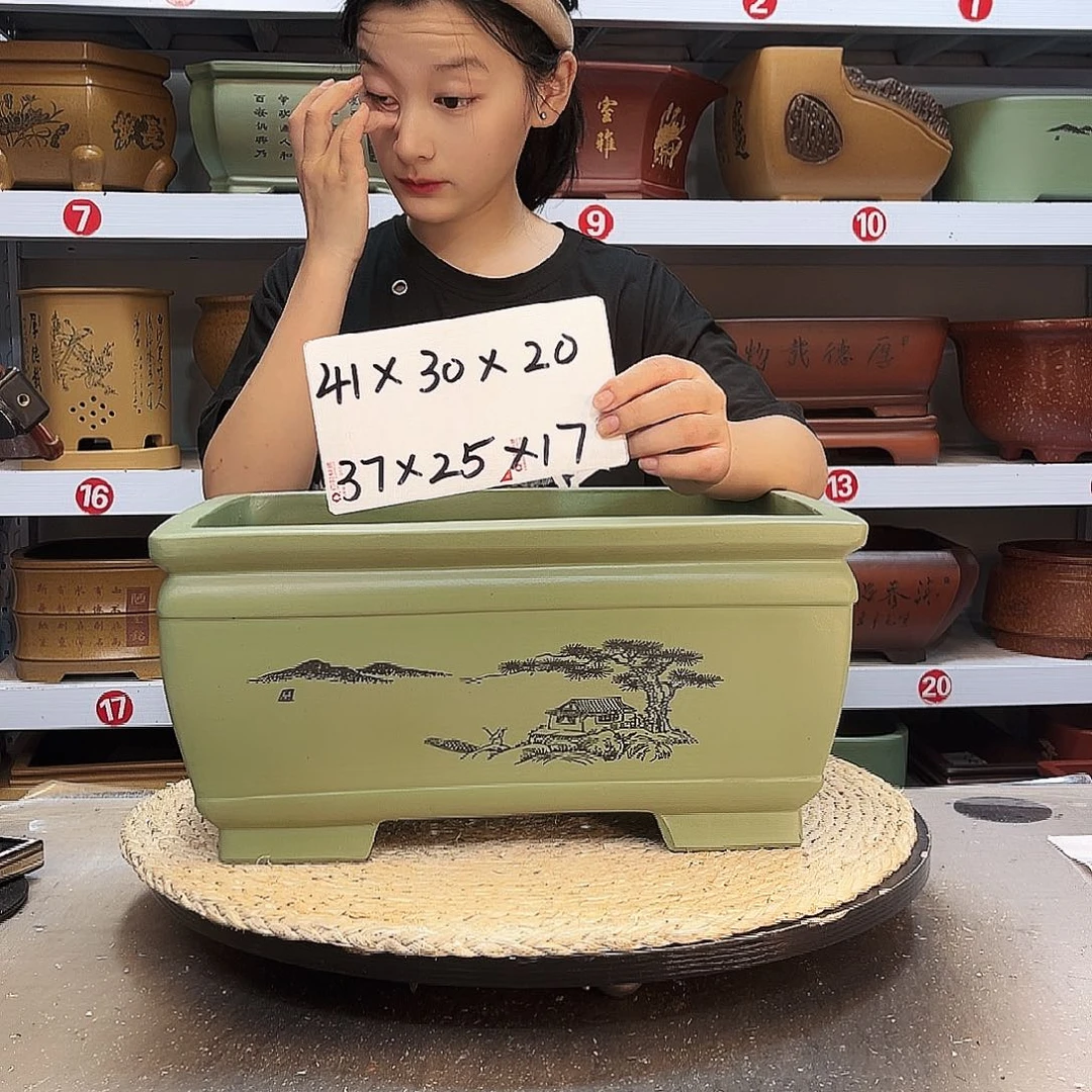 紫砂花盆紫砂花盆