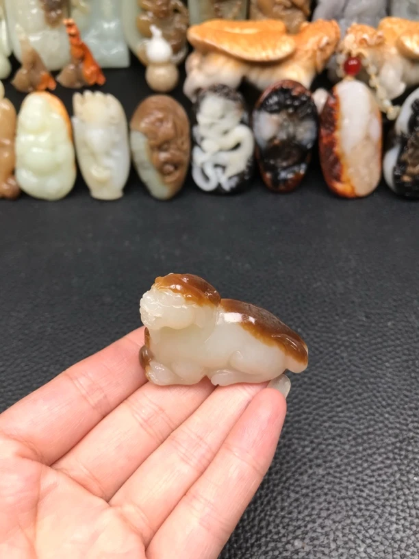和田玉貔貅，实物漂亮