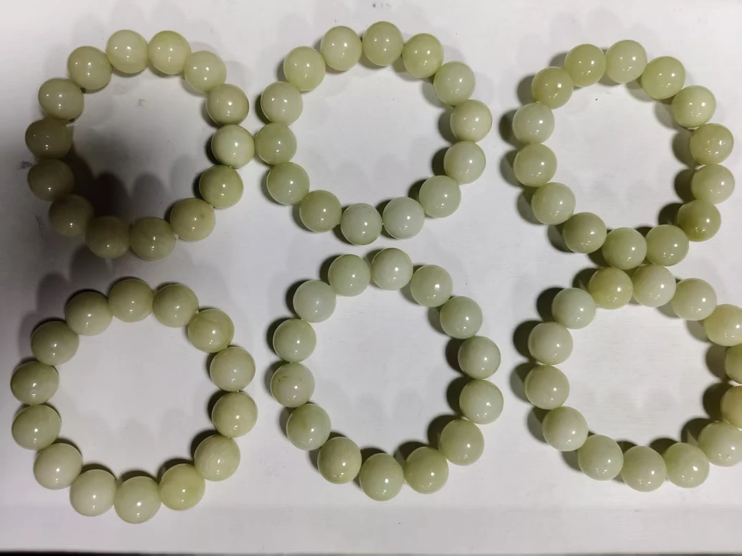 天然岫玉辽阳手串多样性发货其中之一卡16（1）