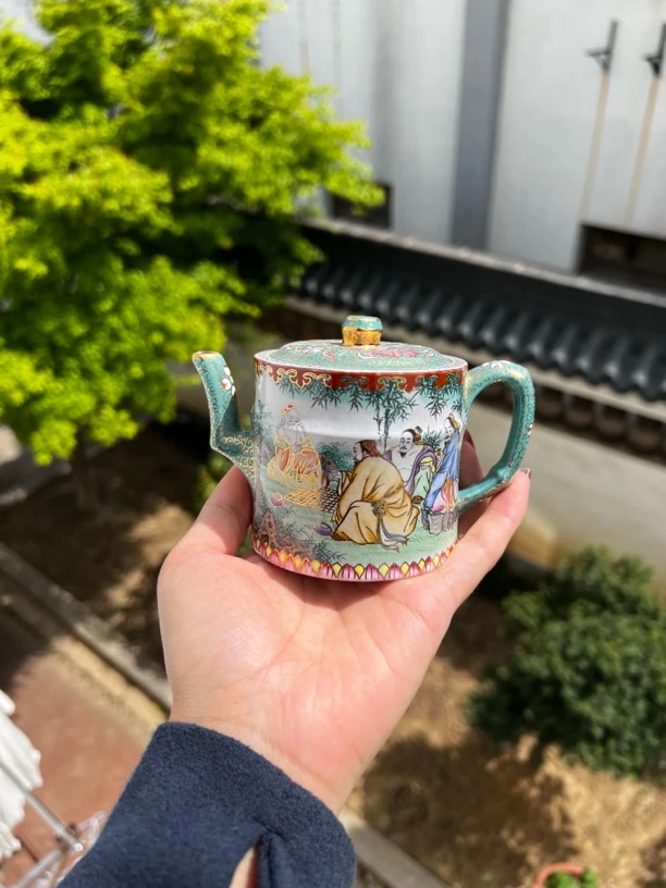 精工全手工圆壶·重工珐琅彩工艺