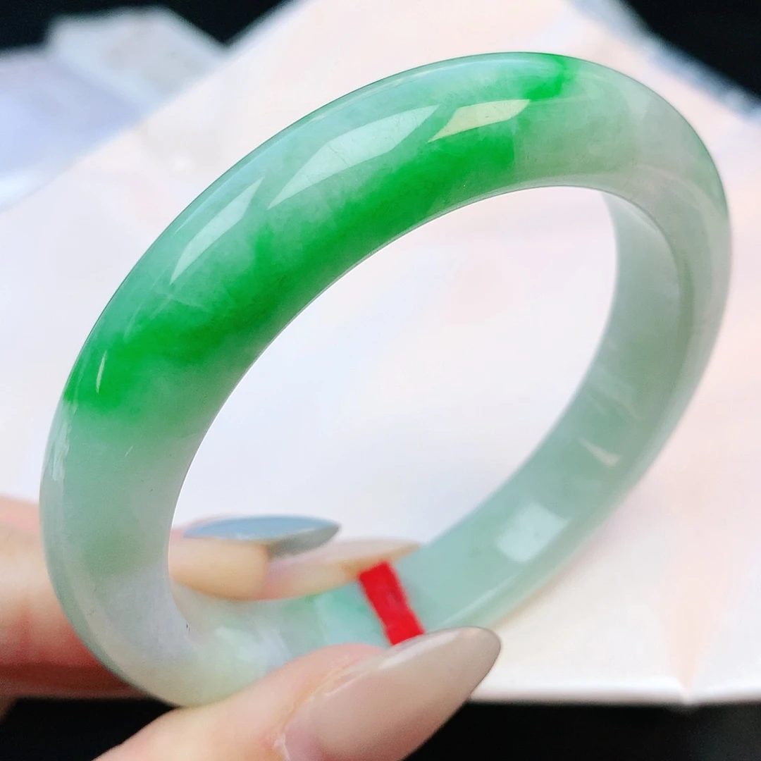 未镶嵌手镯翡翠57圈口024176