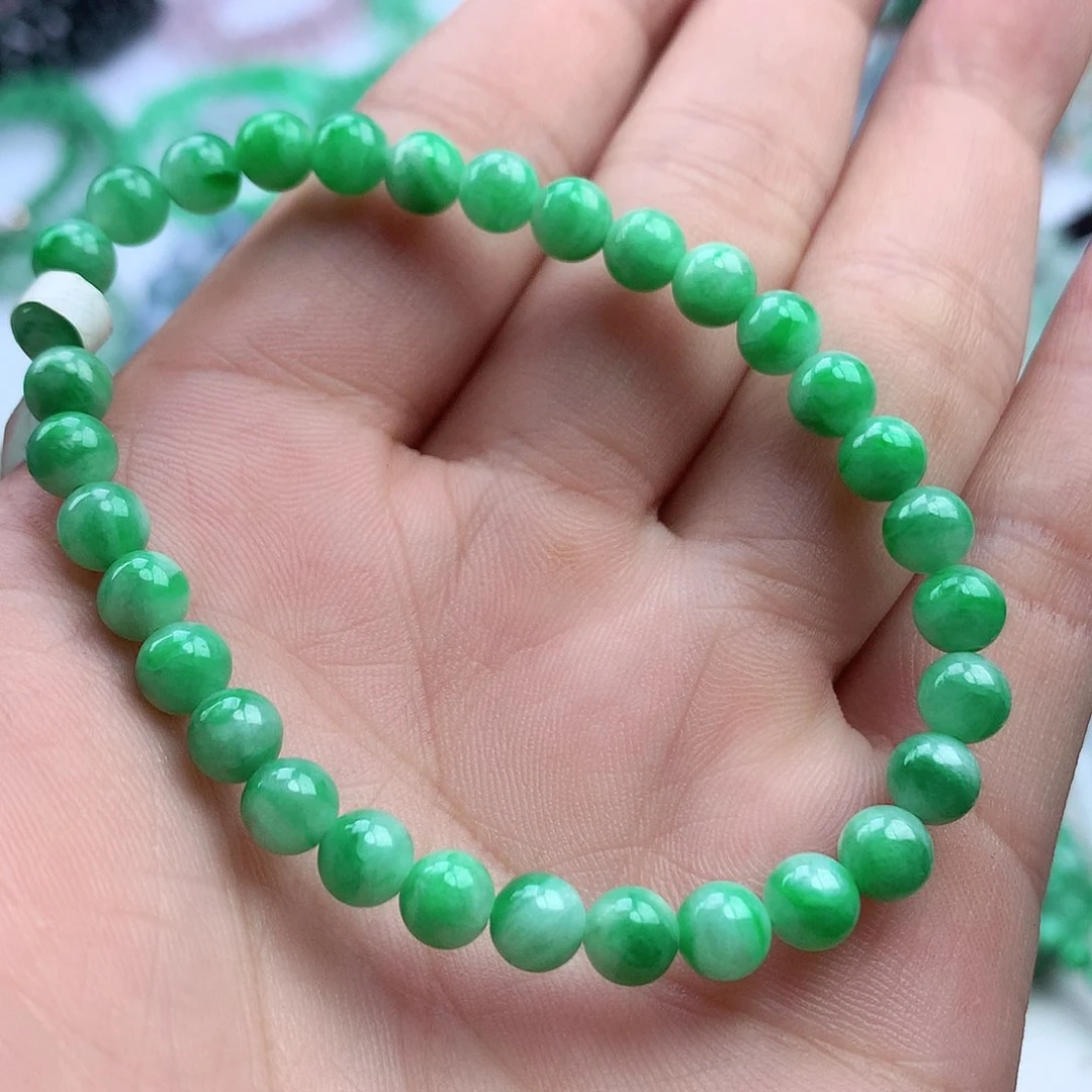 未镶嵌手链翡翠手串