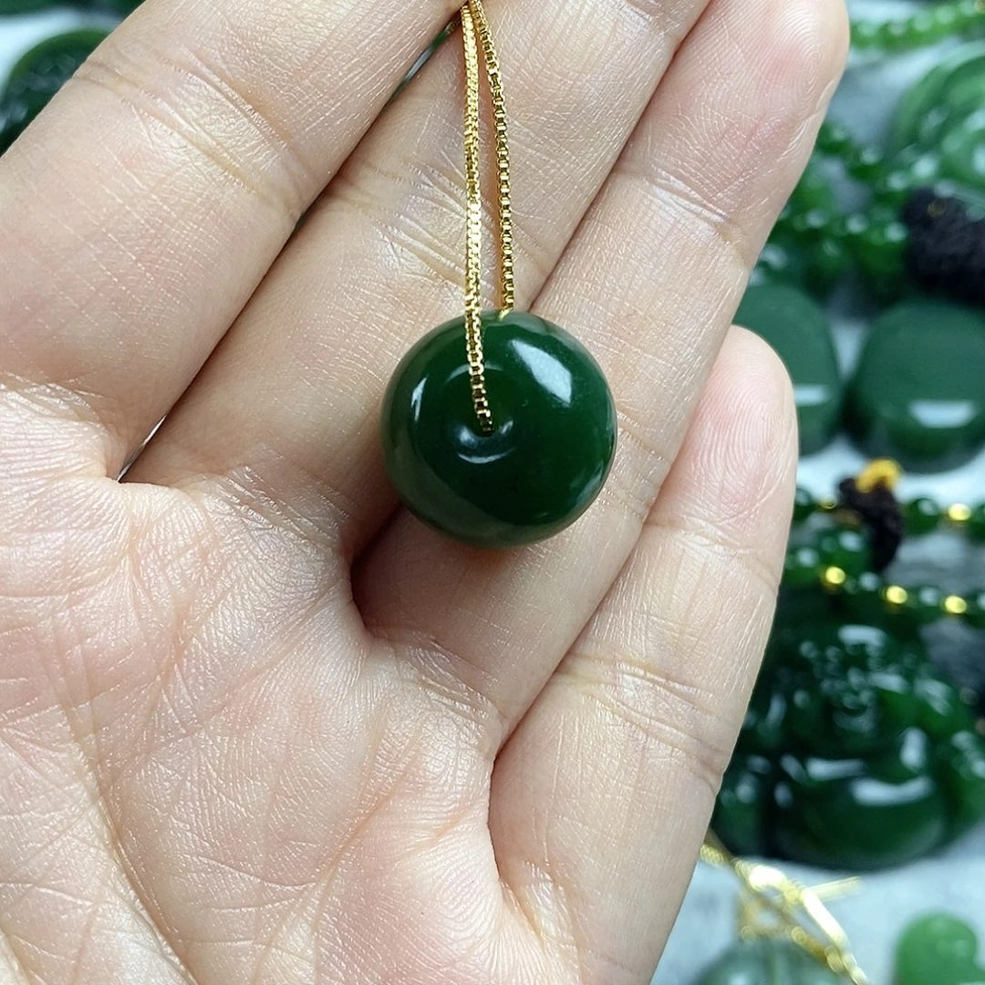 和田玉（碧玉）未镶嵌颈饰