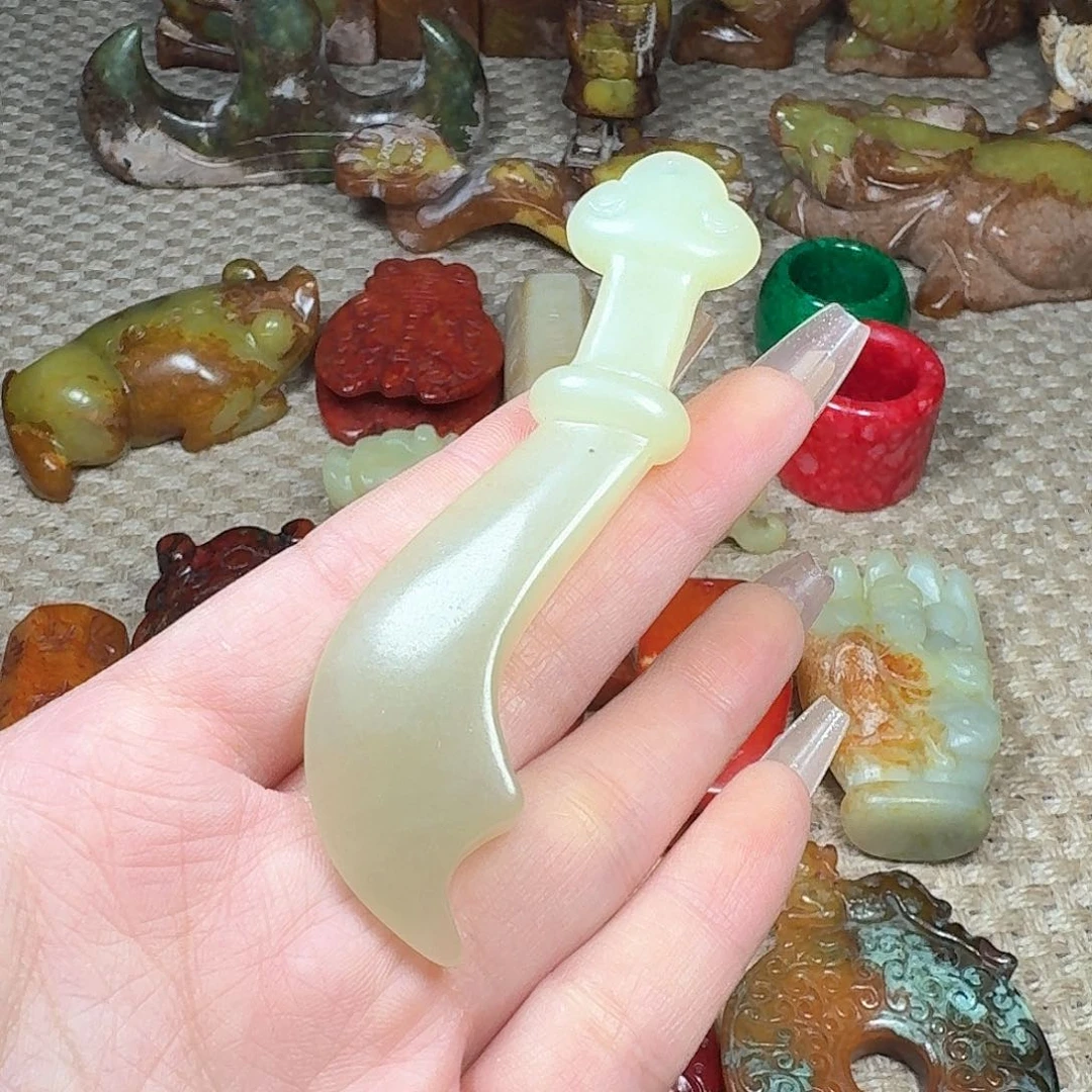 白玉菩提吊坠鱼*挂件