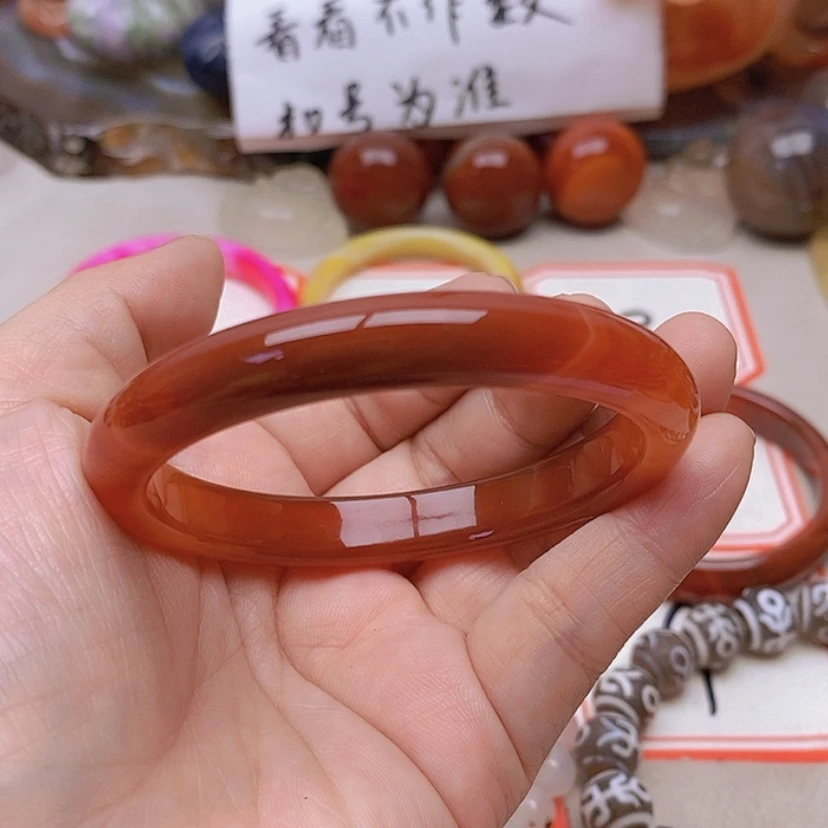【闪购商品】未镶嵌玛瑙/玉髓珠宝半成品随****桔