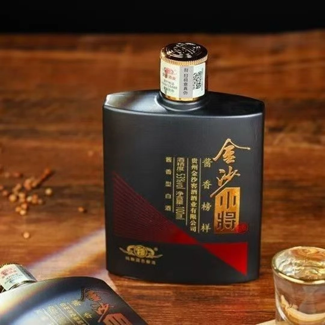 金沙回沙酒金沙小将酒53度100ml2021年老酒53%Vol