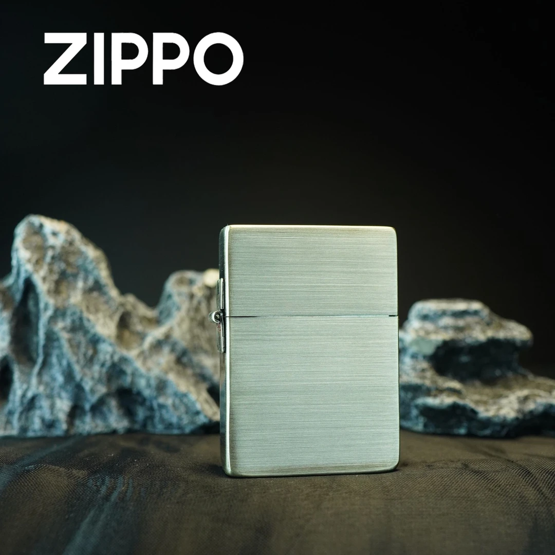ZIPPO 打火机正品 1935.25熏银拉丝光板DY9920US 0957【大白专属】