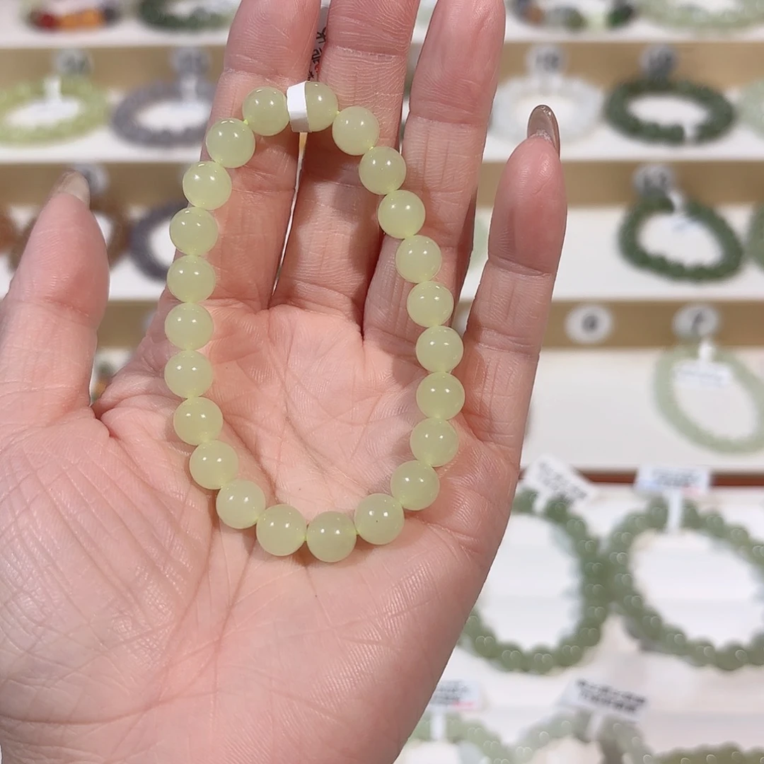 和田玉手链未镶嵌v