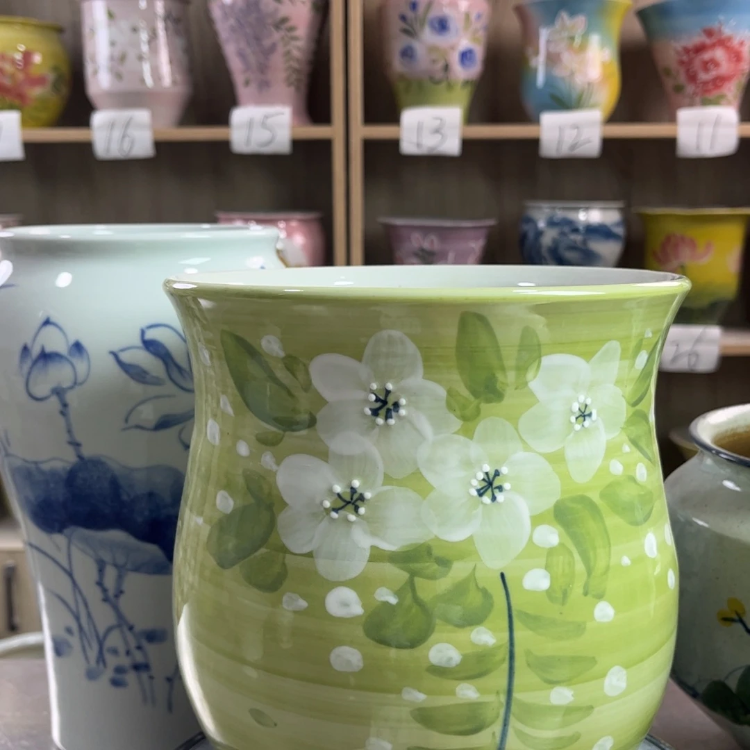 景德镇陶瓷花盆花盆