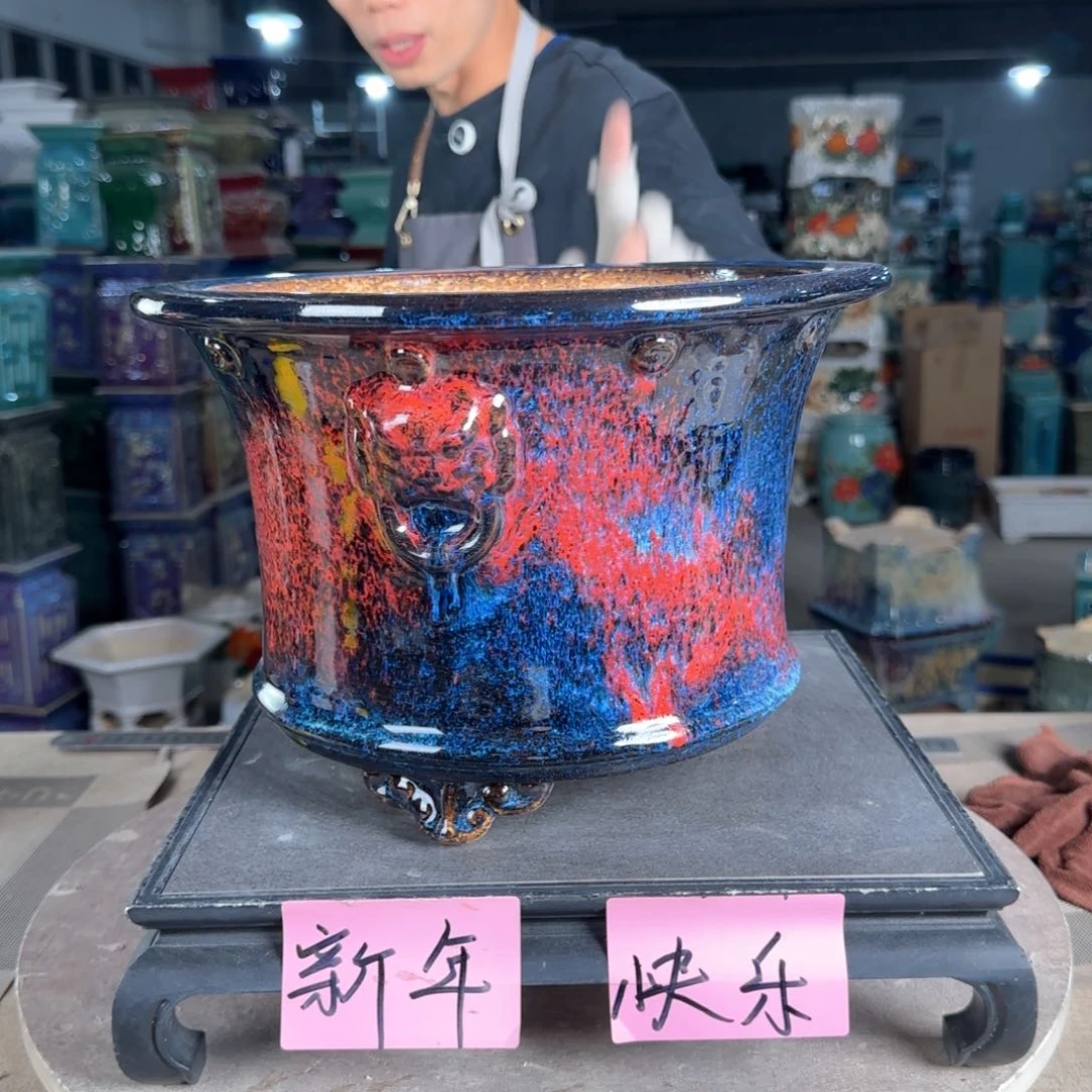 一风堂石湾花盆。