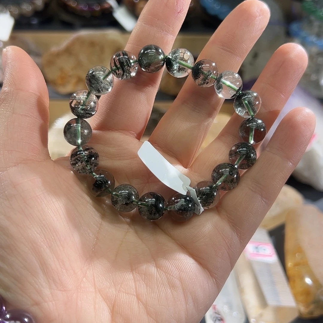 水晶手链未镶嵌绿幽灵手链