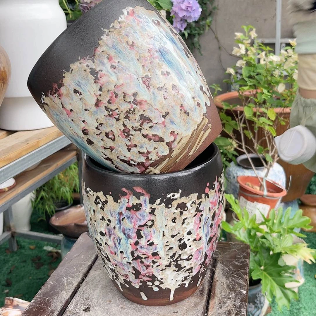 紫砂花盆王嫂花盆0609-b1003 高20口18