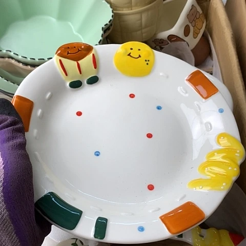 瓷片陶瓷制品满25拼单发货默认微瑕