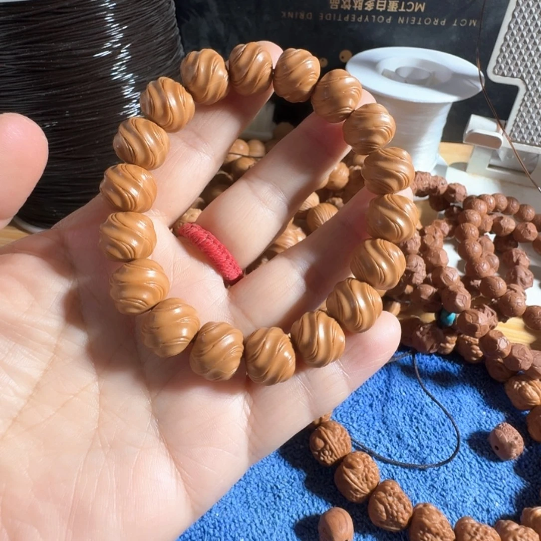 手串猴头核桃猴头雕刻扭转乾坤手串