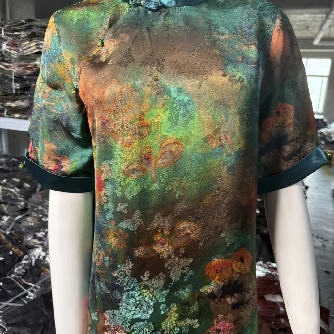 8060国风新款中式改良旗袍显瘦连衣裙