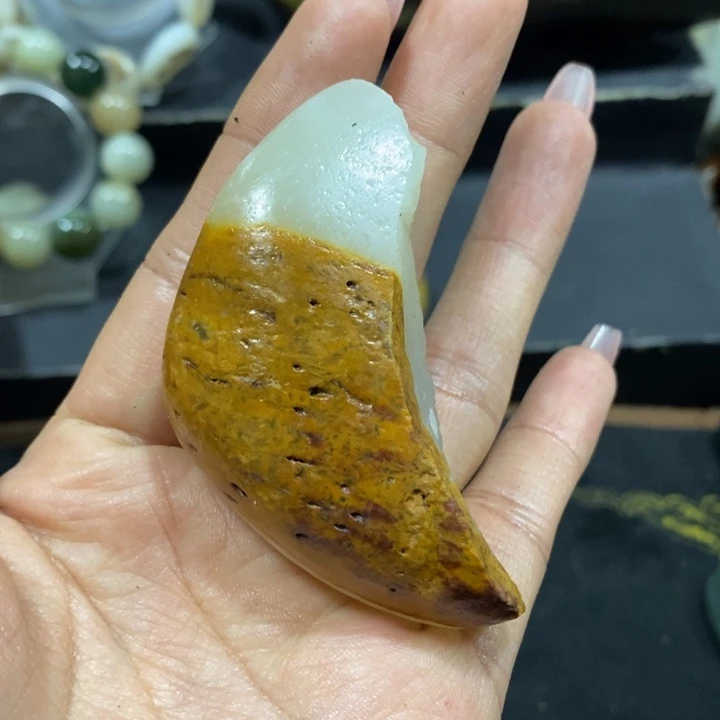 未镶嵌和田玉（糖玉）挂件哈*