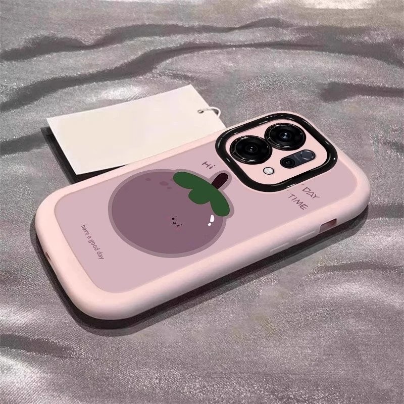 适用opporeno14手机壳小众女软硅胶全包ren14pro创意高级感防摔潮