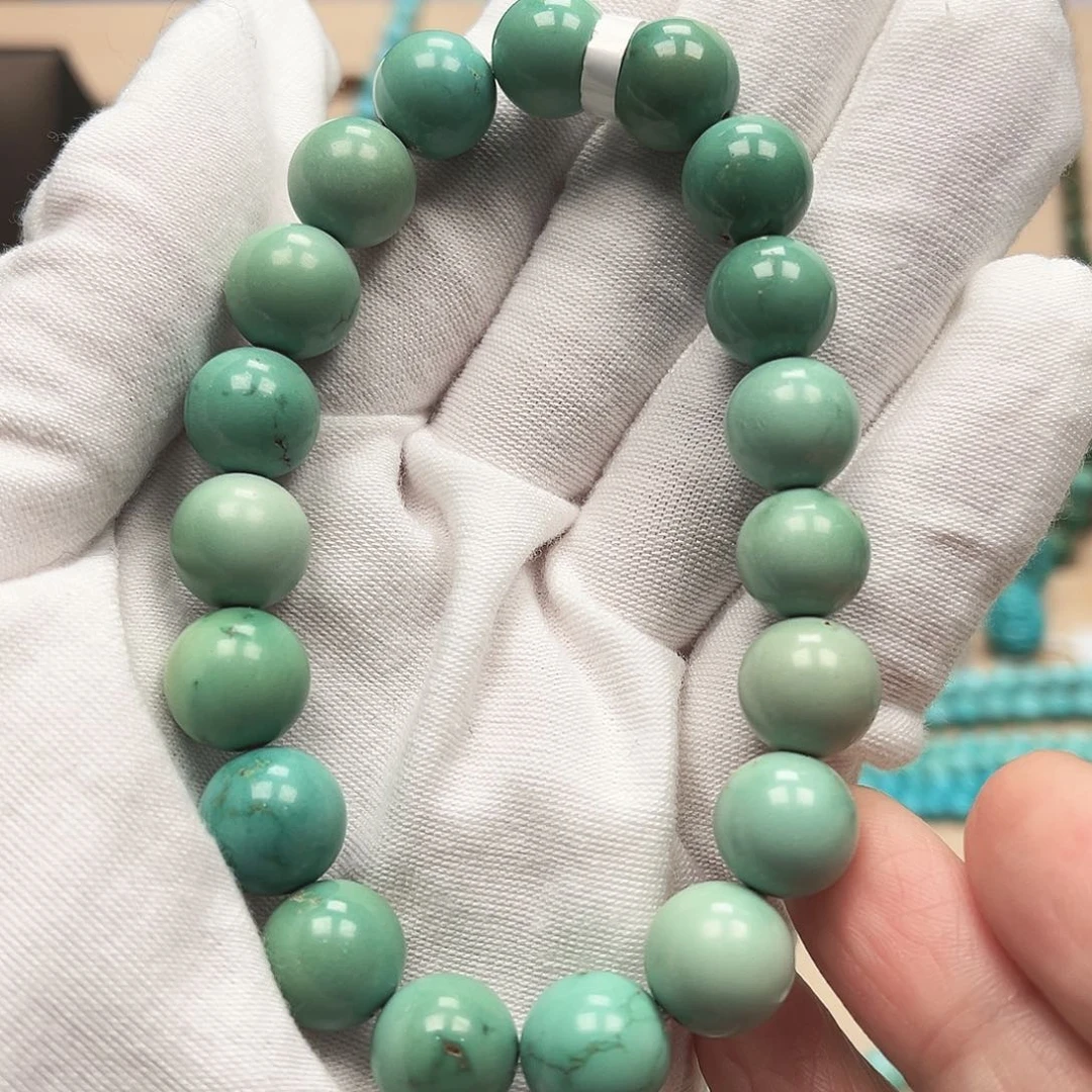 绿松石圆珠未镶嵌
