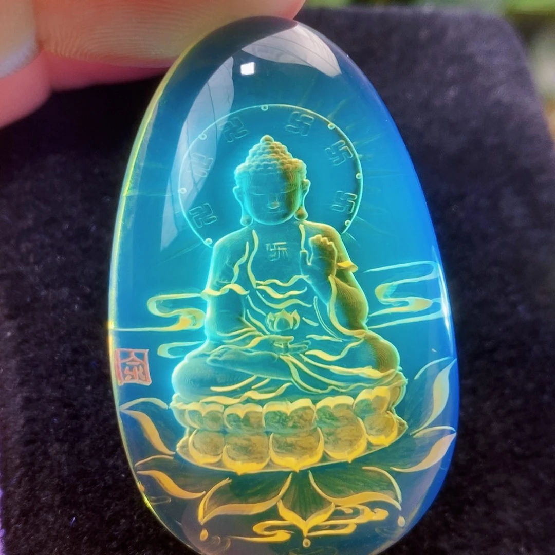 【闪购商品】蓝珀吊坠(不含链)未镶嵌